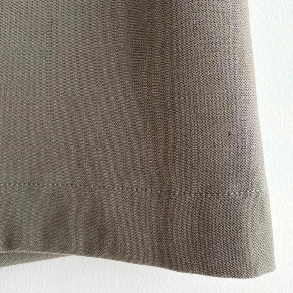 H&M Olive Green A-Line Skirt with Gold Buttons, Skirt for Work, Size 10 - Picture 7 of 16